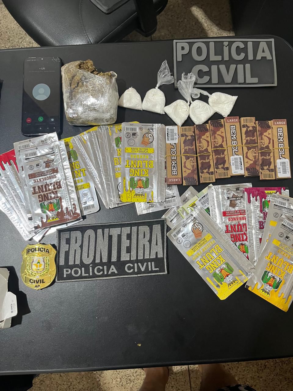 EM OIAPOQUE, POLÍCIA CIVIL PRENDE INDIVÍDUO EM FLAGRANTE POR TRÁFICO DE DROGAS